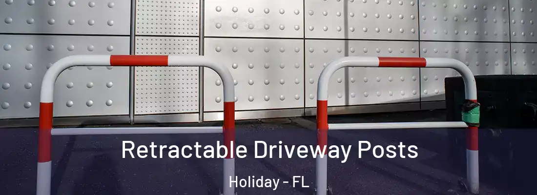 Retractable Driveway Posts Holiday - FL